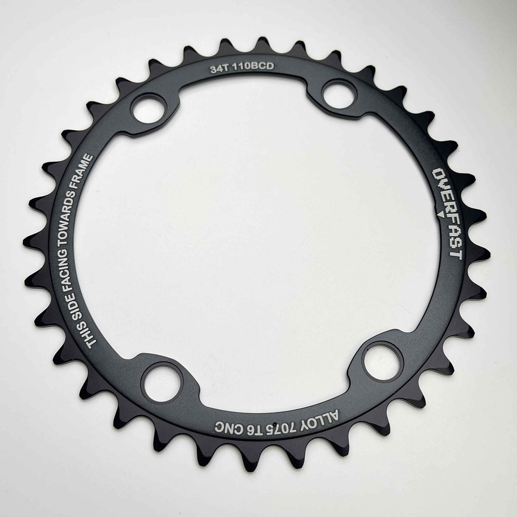 Overfast Aero Alloy Chainring 34T