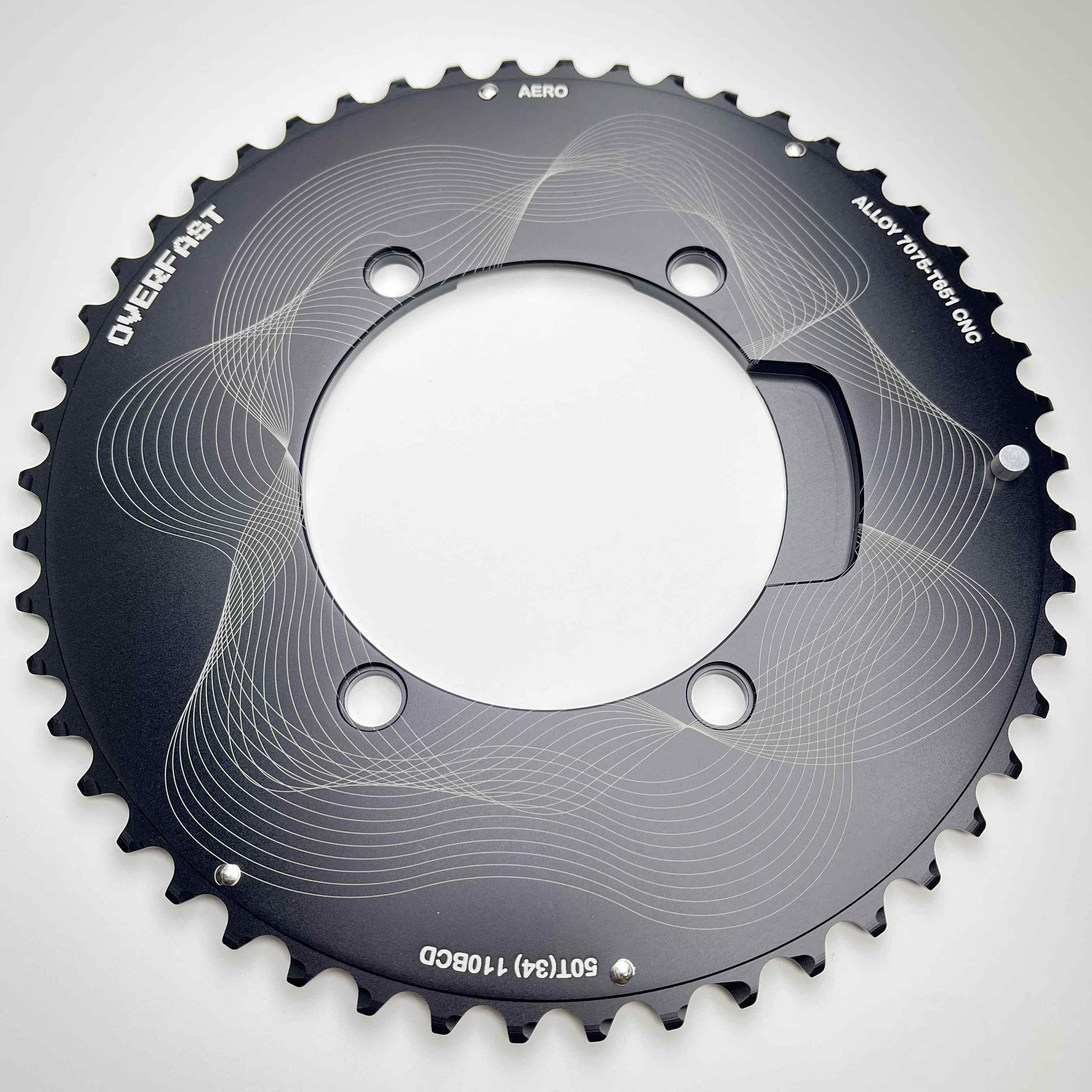 Overfast Aero Alloy Chainring 50T