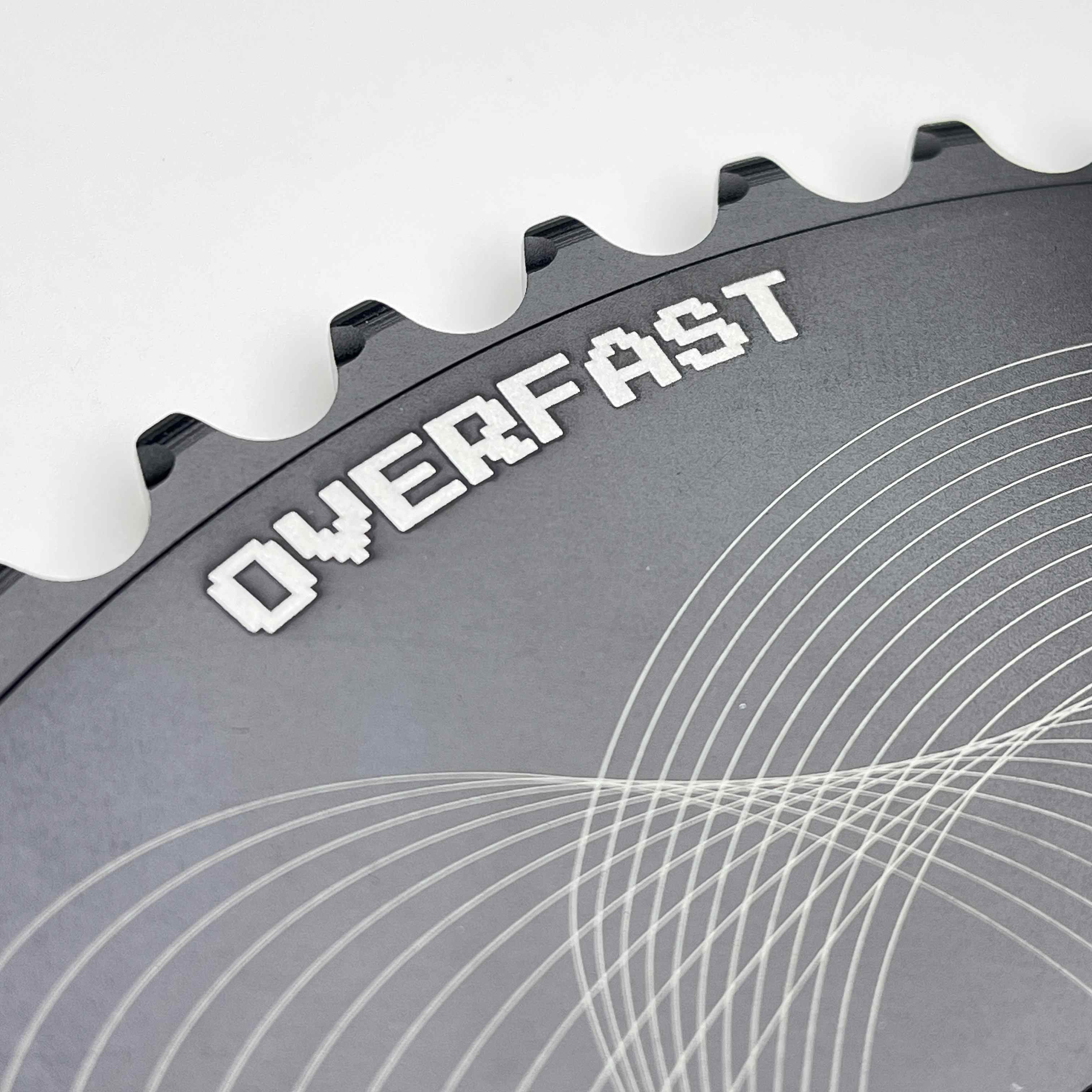 Overfast Aero Alloy Chainring logo
