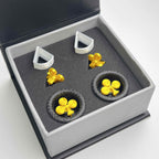 Overfast Carbon Bar End Plugs Colnago gold
