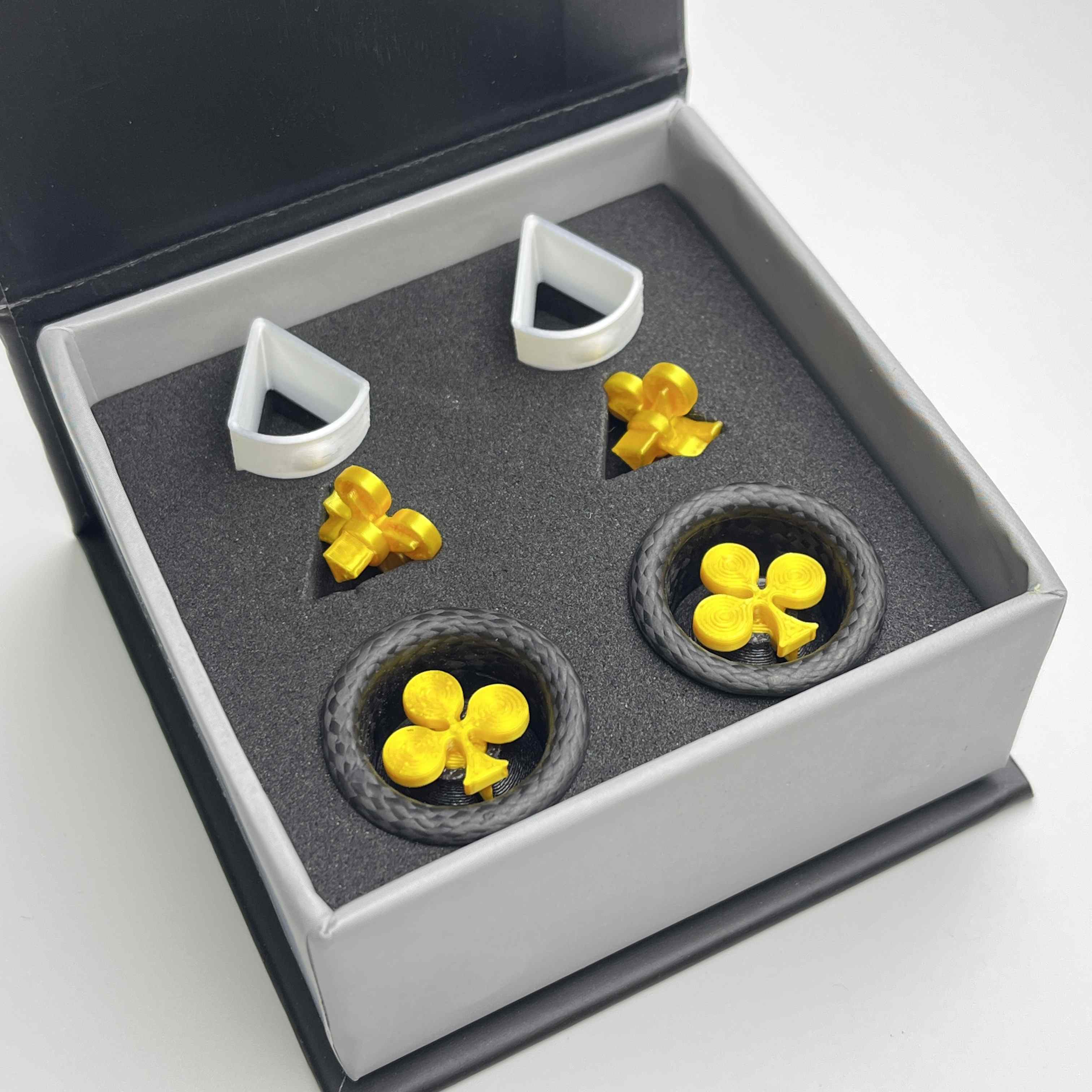 Overfast Carbon Bar End Plugs Colnago gold
