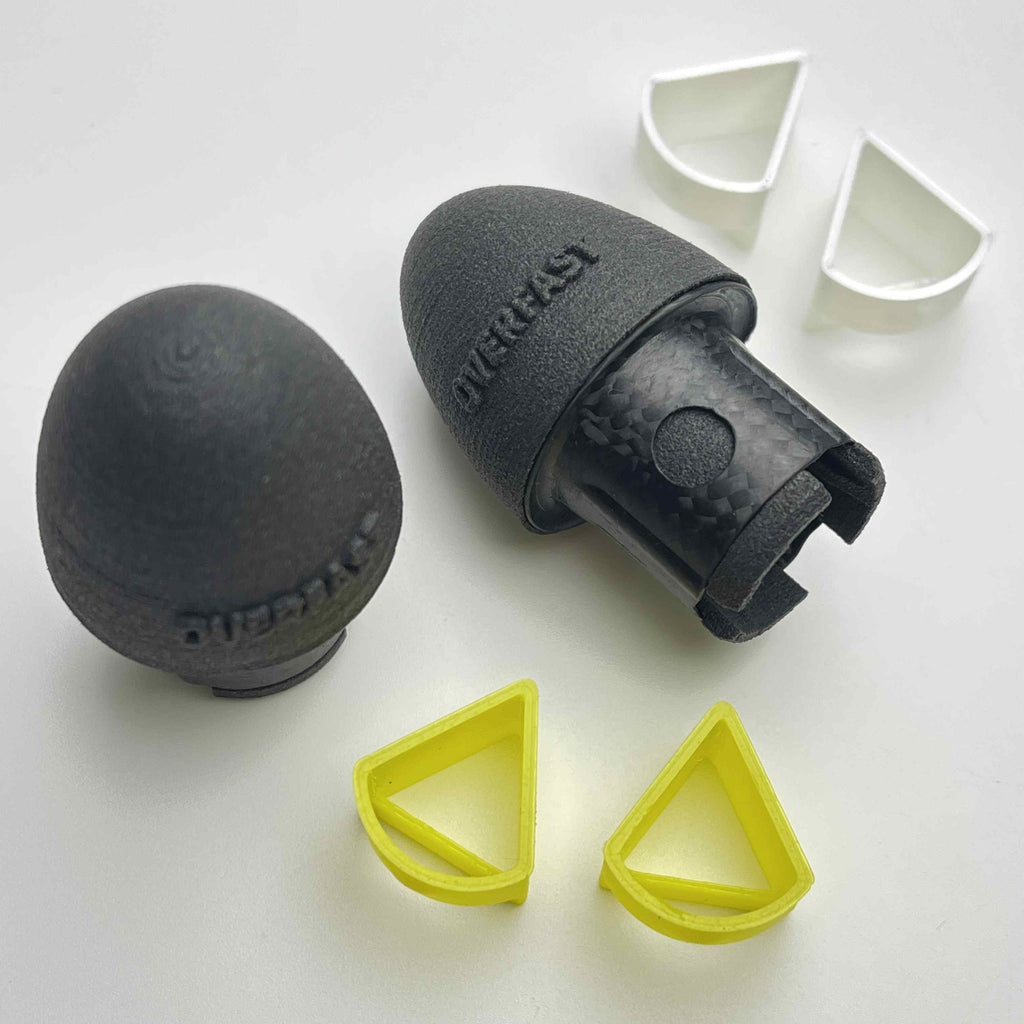 Overfast Carbon Bar End Plugs aero