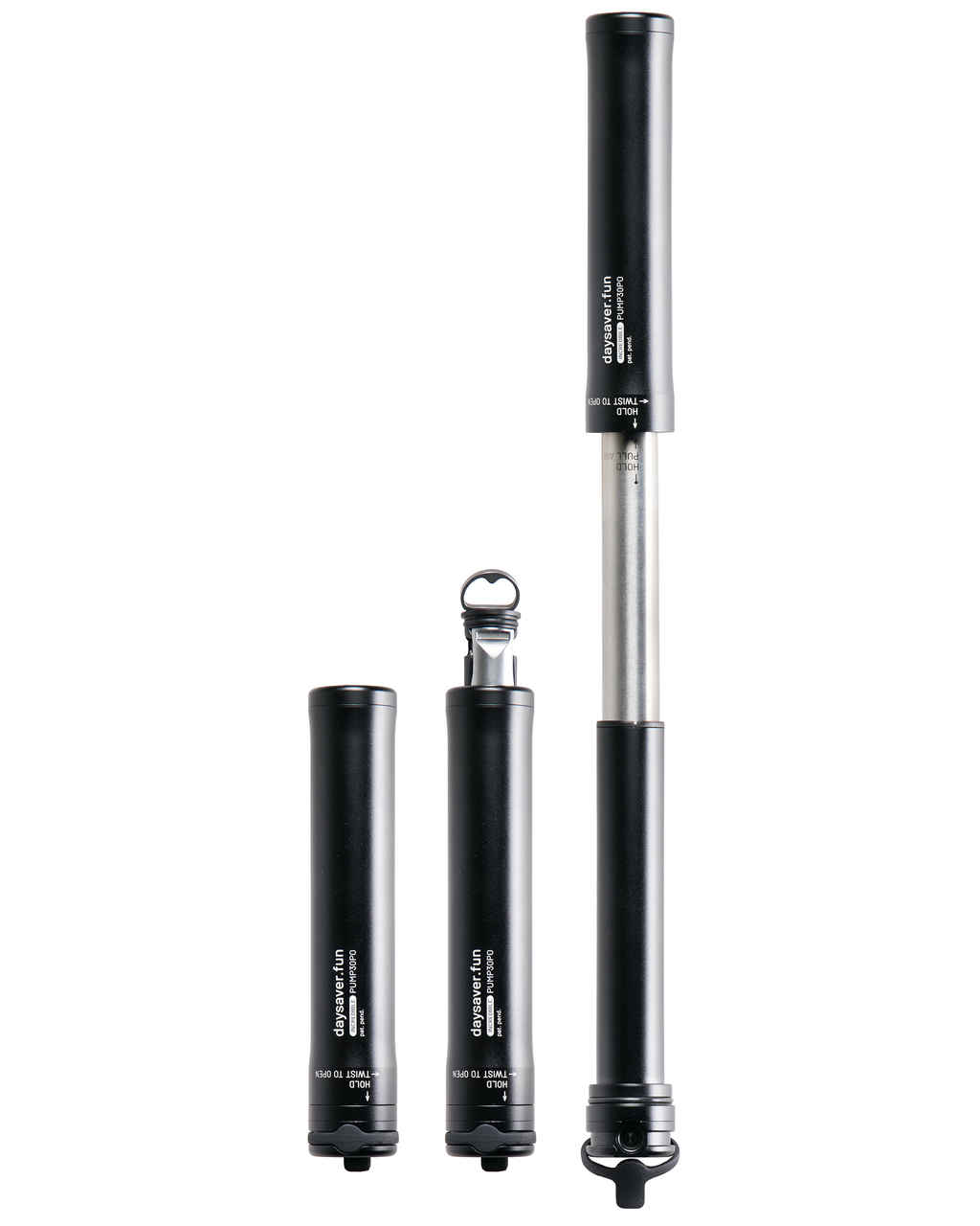 Pump 30PO extractable handle with a tool stored inside