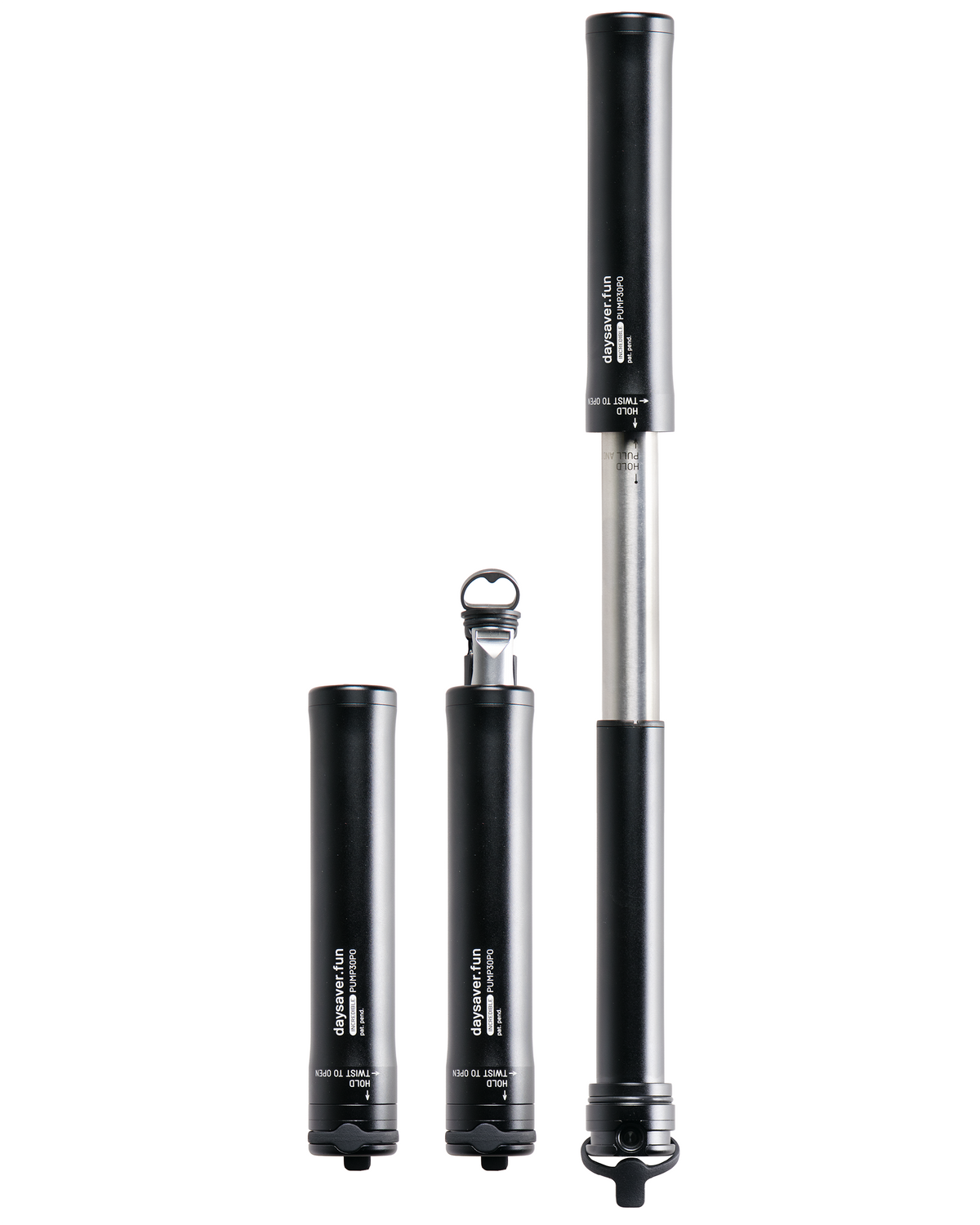 Pump 30PO extractable handle with a tool stored inside
